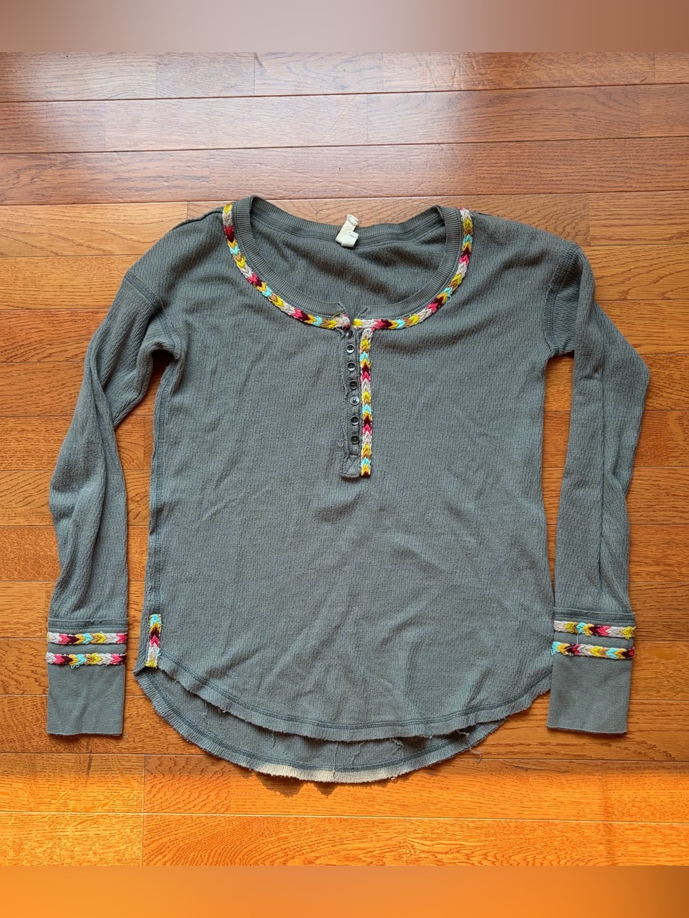 We The Free Free People Thermal Henley Shirt